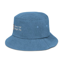 Denim bucket hat