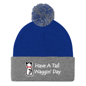 Pom Pom Knit Cap